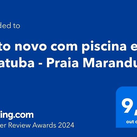 Apto Novo Com Piscina Em Ubatuba - Praia Maranduba Eksteriør bilde