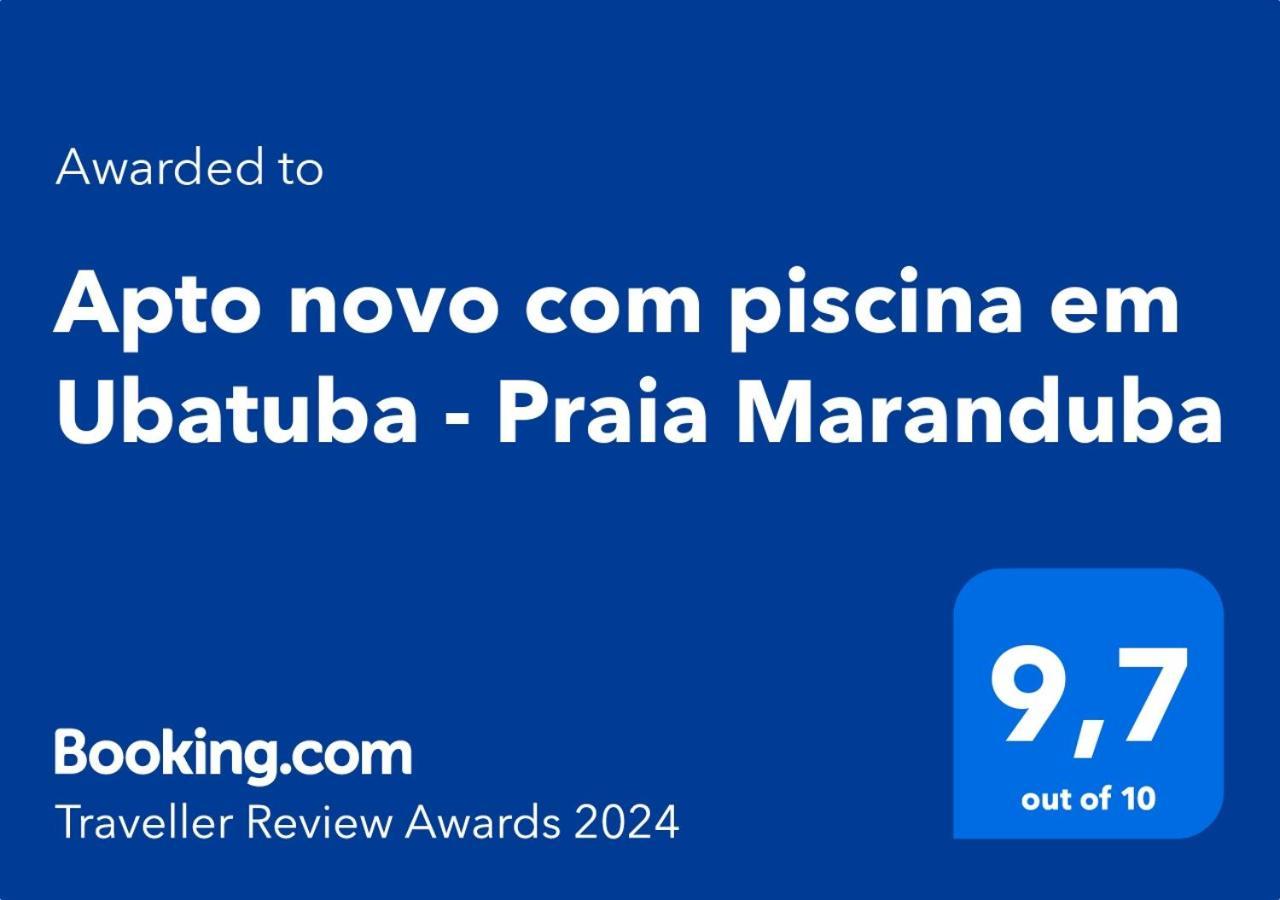 Apto Novo Com Piscina Em Ubatuba - Praia Maranduba Eksteriør bilde
